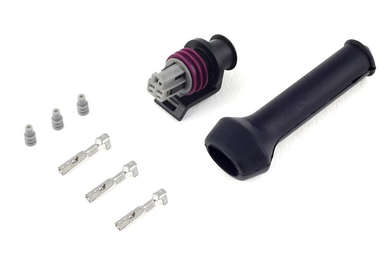 Haltech Plug And Pins Only - Delphi 3 Pin Pressure Sensor Connector