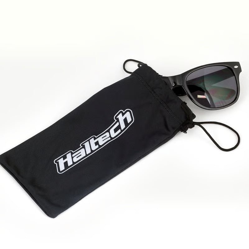 Haltech Novelty Sunnies - Black w/White Logo