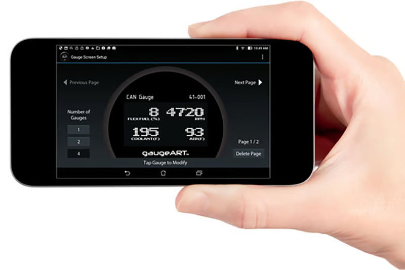 Haltech gaugeART CAN OLED Gauge 2"/52mm Size: 52mm (2")