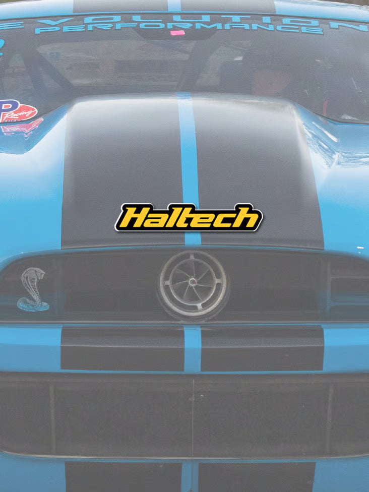 Haltech Sticker 280mm / 11" - Yellow Size: 280mm (11")