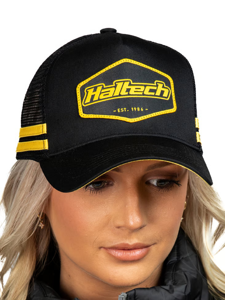 Haltech Snapback Cap - Striped Trucker