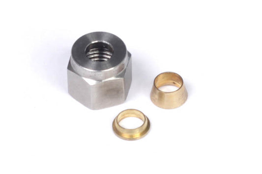 Haltech 1/4" Nut And Brass Ferrule Only