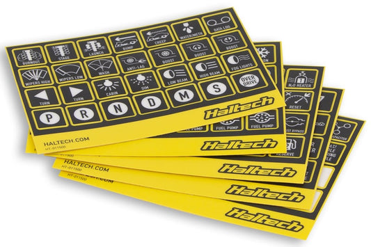 Haltech Keypad Label Set