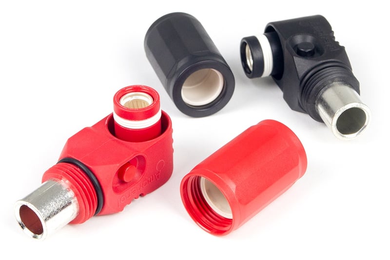 Haltech Plug Set Only - Surlok Connectors Red And Black 200A - Suits Nexus R5