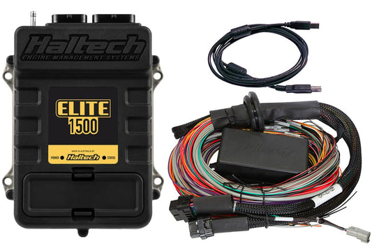 Haltech Elite 1500 + Premium Uni Wire-in Harness Kit 2.5m (8')