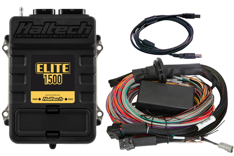 Haltech Elite 1500 + Premium Uni Wire-in Harness Kit 5.0m (16')