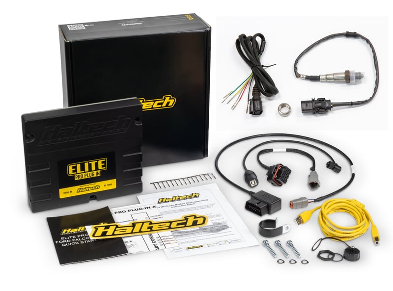 Haltech Elite PRO Direct Plug-in Ford Falcon I6 "Barra" Wideband Kit