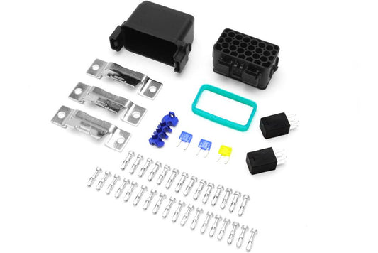 Haltech 3 Circuit Mini Fuse Box With Lid