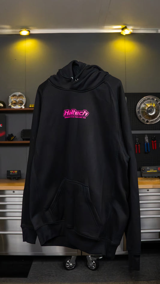 Haltech Classic Hoodie - Black & Pink -2XL