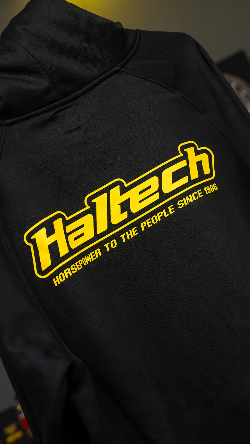 Haltech Classic Hoodie - Black & Yellow - XS