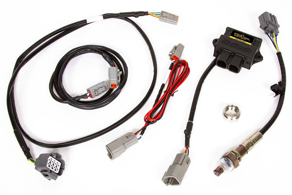 Haltech WB1 NTK - Single Channel CAN O2 Wideband Controller Kit Length: 1.2M (4ft)