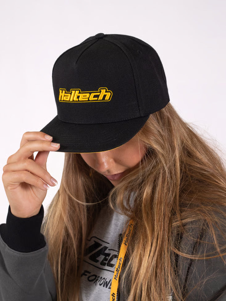 Haltech Snapback Cap - Black & Yellow