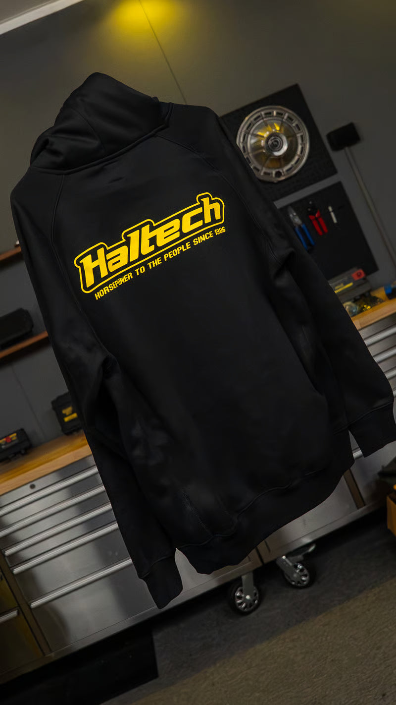Haltech Classic Hoodie - Black & Yellow - 5XL