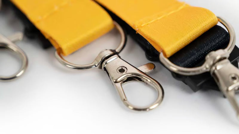 Haltech Lanyard - Yellow with printed logo
