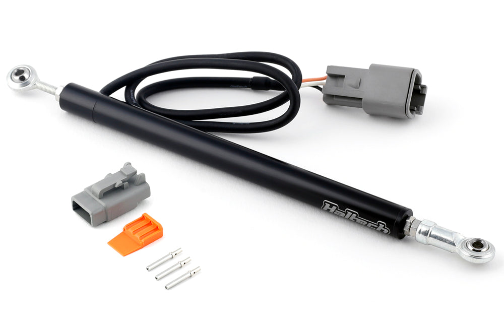 Haltech Linear Position Sensor - 1" - 100mm Travel Length: Between Mounting Holes (Closed) 227mm