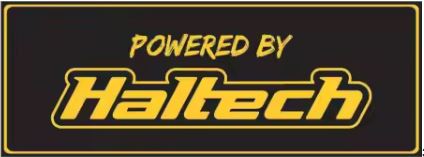Haltech Powered By Haltech Vanity Plate Length: 380mm x 140mm