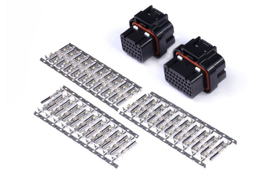 Haltech Plug and Pins Only AMP 26 & 34 Pin 4 Row 3 Key Superseal Set