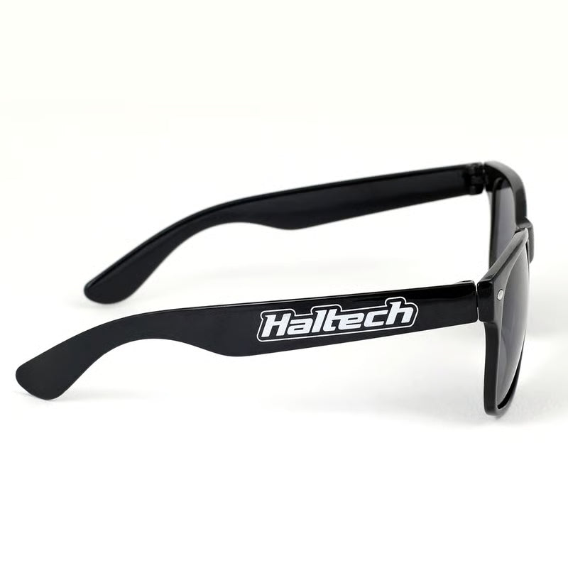 Haltech Novelty Sunnies - Black w/White Logo