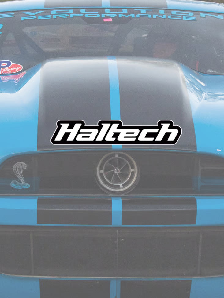 Haltech Sticker 600mm - Black & White Size: 600mm (24")