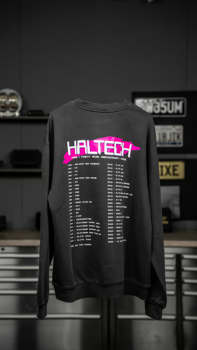 Haltech 40th Anniversary Crew Neck - L